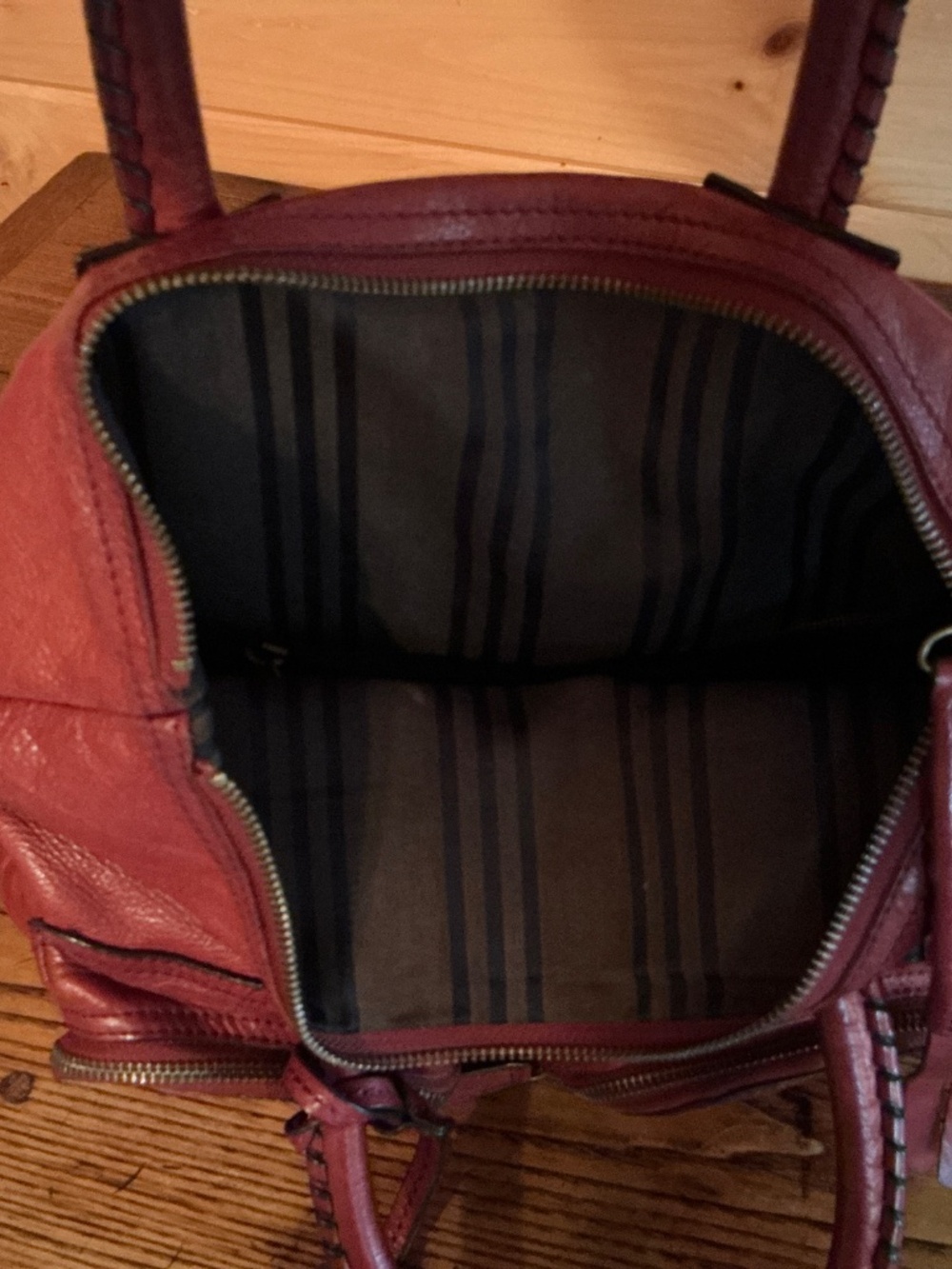 Frye Red Leather Crossbody - Picture 7 of 11